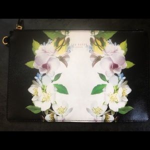 Ted Baker Leather Floral Clutch